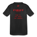 D'IMAG'E Legacy Youth Juneteenth Premium T-Shirt - black