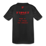 D'IMAG'E Legacy Youth Juneteenth Premium T-Shirt - black