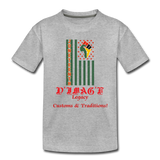 D'IMAG'E Legacy Youth Juneteenth Premium T-Shirt - heather gray