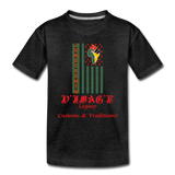 D'IMAG'E Legacy Youth Juneteenth Premium T-Shirt - charcoal grey