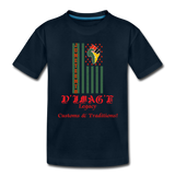 D'IMAG'E Legacy Youth Juneteenth Premium T-Shirt - deep navy