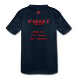 D'IMAG'E Legacy Youth Juneteenth Premium T-Shirt - deep navy