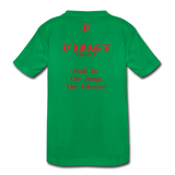 D'IMAG'E Legacy Youth Juneteenth Premium T-Shirt - kelly green