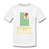 D'IMAG'E Legacy Toddler Juneteenth Premium T-Shirt - white