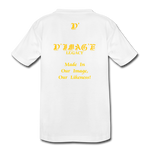 D'IMAG'E Legacy Toddler Juneteenth Premium T-Shirt - white