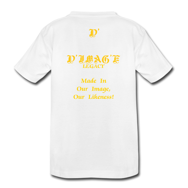 D'IMAG'E Legacy Toddler Juneteenth Premium T-Shirt - white