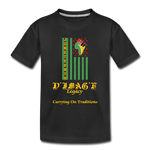 D'IMAG'E Legacy Toddler Juneteenth Premium T-Shirt - black