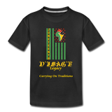 D'IMAG'E Legacy Toddler Juneteenth Premium T-Shirt - black