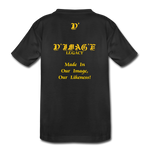 D'IMAG'E Legacy Toddler Juneteenth Premium T-Shirt - black