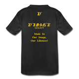 D'IMAG'E Legacy Toddler Juneteenth Premium T-Shirt - black