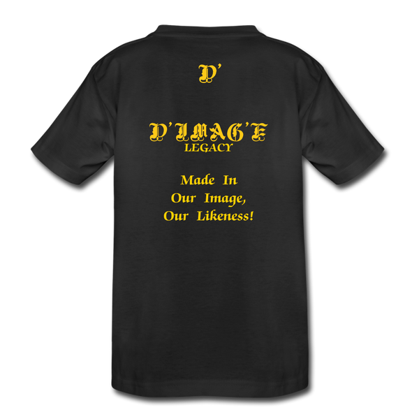 D'IMAG'E Legacy Toddler Juneteenth Premium T-Shirt - black