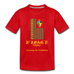 D'IMAG'E Legacy Toddler Juneteenth Premium T-Shirt - red