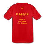 D'IMAG'E Legacy Toddler Juneteenth Premium T-Shirt - red