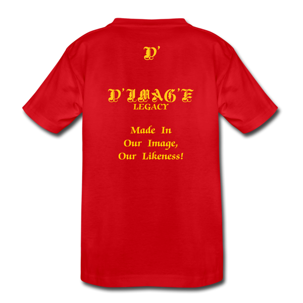 D'IMAG'E Legacy Toddler Juneteenth Premium T-Shirt - red