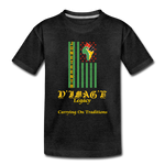 D'IMAG'E Legacy Toddler Juneteenth Premium T-Shirt - charcoal grey