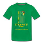 D'IMAG'E Legacy Toddler Juneteenth Premium T-Shirt - kelly green