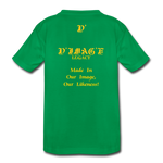 D'IMAG'E Legacy Toddler Juneteenth Premium T-Shirt - kelly green