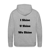 Rise-N-Shine Men’s Premium Hoodie - heather grey