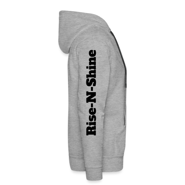 Rise-N-Shine Men’s Premium Hoodie - heather grey