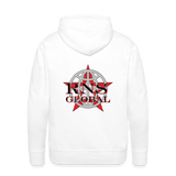 RNS Global Men’s Premium Hoodie - white