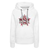 RNS Global Women’s Premium Hoodie - white