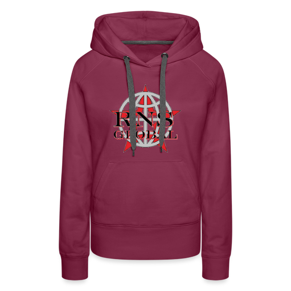 RNS Global Women’s Premium Hoodie - burgundy