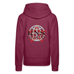 RNS Global Women’s Premium Hoodie - burgundy