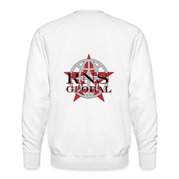 RNS Global Men’s Premium Sweatshirt - white