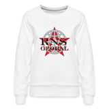 RNS Global Women’s Premium Sweatshirt - white