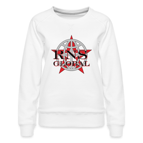 RNS Global Women’s Premium Sweatshirt - white