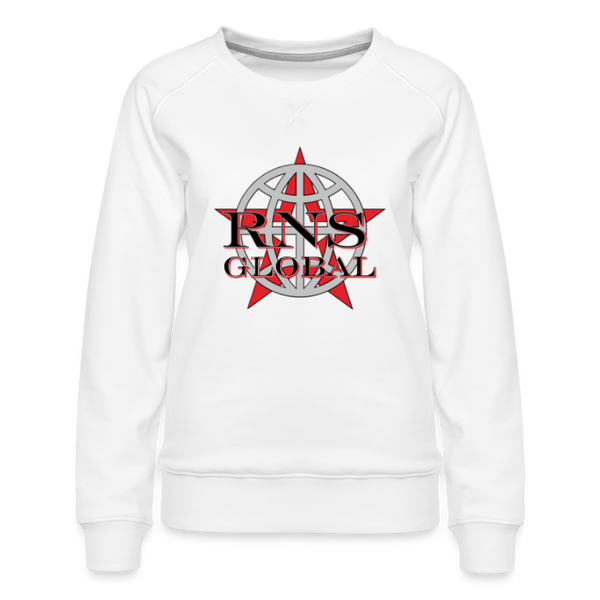 RNS Global Women’s Premium Sweatshirt - white