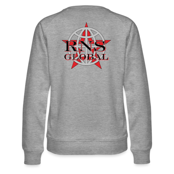 RNS Global Women’s Premium Sweatshirt - heather grey