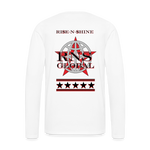 RNS Global Men's Premium Long Sleeve T-Shirt - white