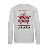 RNS Global Men's Premium Long Sleeve T-Shirt - heather gray