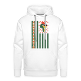 D'IMAG'E Couture Juneteenth Men’s Premium Hoodie - white