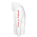 D'IMAG'E Couture Juneteenth Men’s Premium Hoodie - white