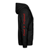 D'IMAG'E Couture Juneteenth Men’s Premium Hoodie - black