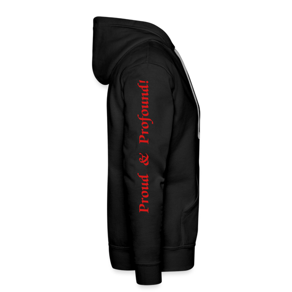 D'IMAG'E Couture Juneteenth Men’s Premium Hoodie - black