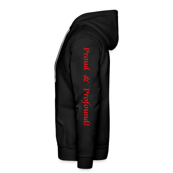 D'IMAG'E Couture Juneteenth Men’s Premium Hoodie - black