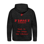 D'IMAG'E Couture Juneteenth Men’s Premium Hoodie - charcoal grey