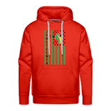 D'IMAG'E Couture Juneteenth Men’s Premium Hoodie - red