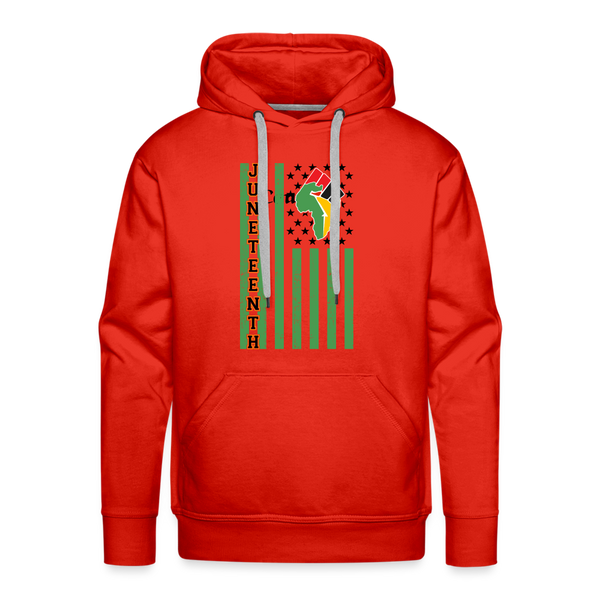 D'IMAG'E Couture Juneteenth Men’s Premium Hoodie - red