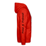 D'IMAG'E Couture Juneteenth Men’s Premium Hoodie - red