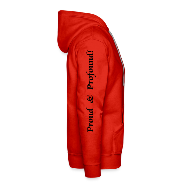 D'IMAG'E Couture Juneteenth Men’s Premium Hoodie - red