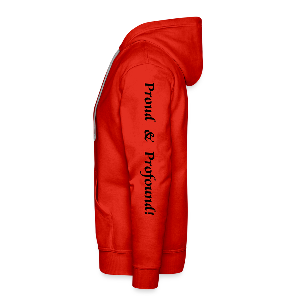 D'IMAG'E Couture Juneteenth Men’s Premium Hoodie - red