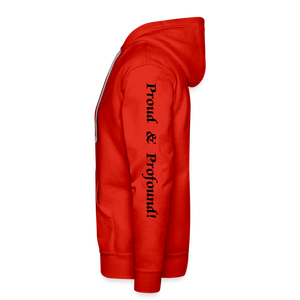 D'IMAG'E Couture Juneteenth Men’s Premium Hoodie - red