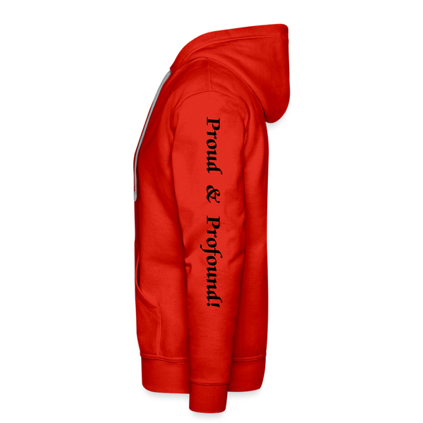 D'IMAG'E Couture Juneteenth Men’s Premium Hoodie - red